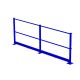 Black Mezzanine Hand Rail